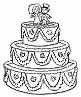 Cake Coloring Wedding Pages Drawing Birthday Beautifully Decorated Color Cakes Template Printable Preschool Place Sketch Tocolor Slice Getdrawings Tiered Drawings sketch template