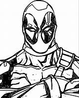 Coloring Deadpool Comments sketch template