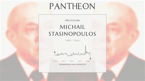Michail Stasinopoulos Biography Greek Jurist And Politician 1903
