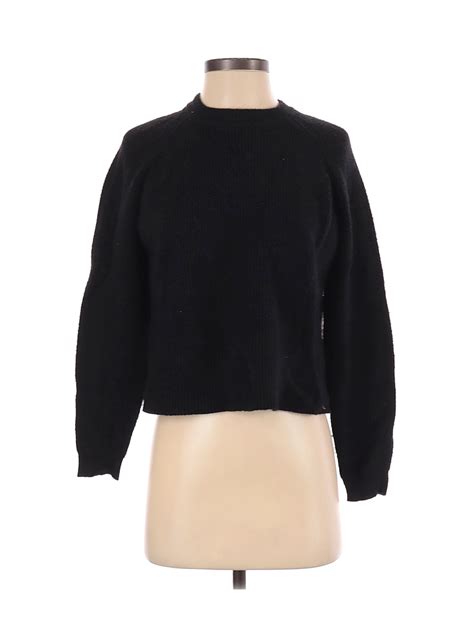 bershka women black pullover sweater  ebay