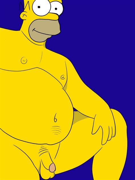 Rule 34 Chubby Flaccid Penis Homer Simpson Male Only Penis The