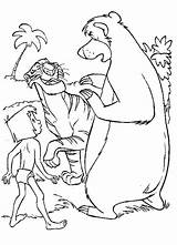 Coloring Baloo Khan Mowgli Shere Jungle Book Meet Pages Cartoon Disney sketch template