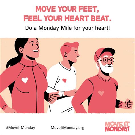 walking  move  monday  improve  heart health