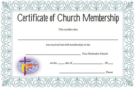 sample membership certificate templates   psd