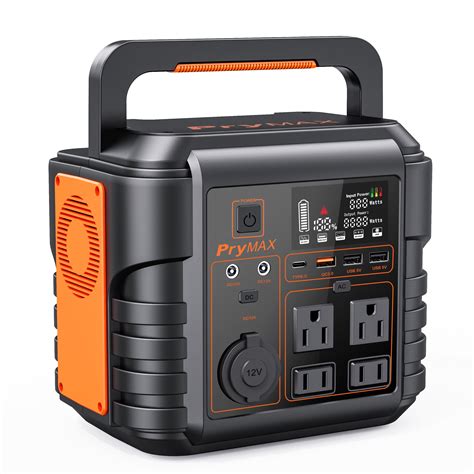 prymax portable power station  peak  solar generator backup