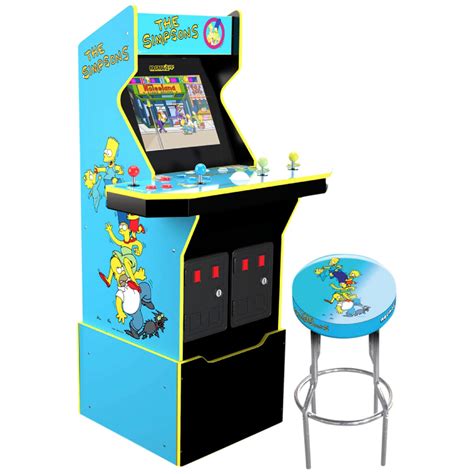 arcadeup  simpson arcade machine  stool  wi fi