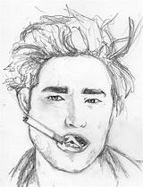 Edward Cullen Pattinson sketch template