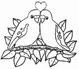 Birds Coloring Pages Bird Getdrawings Getcolorings Drawing Perching Printable sketch template