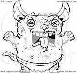 Gremlin Angry Cartoon Pudgy Outlined Green Coloring Pages Clipart Thoman Cory Vector Gizmo Mohawk 2021 Template sketch template