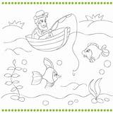 Pescatore Rybak Kolorowanka Fisherman Pescatori Stockowa Ilustracja Risultati sketch template