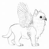 Griffin Cub sketch template