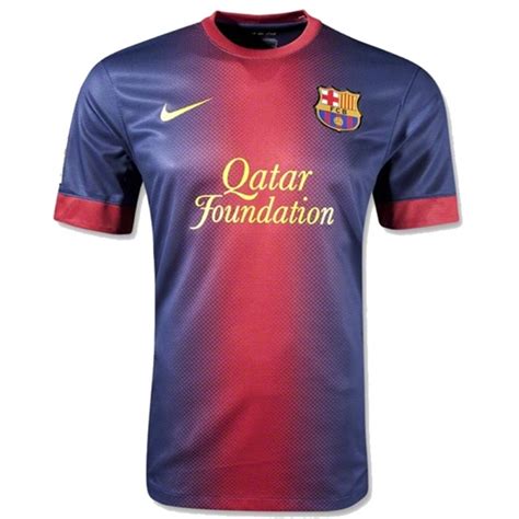 fc barcelona home kit    football