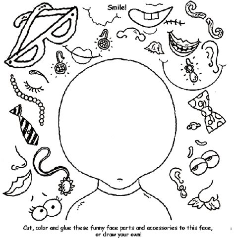create  funny face coloring page crayolacom