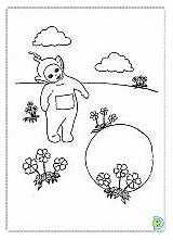 Coloring Teletubbies Pages Dinokids Dipsy Getcolorings Print Close Book sketch template