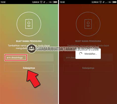 buat akun instagram lewat hp android  email gmail