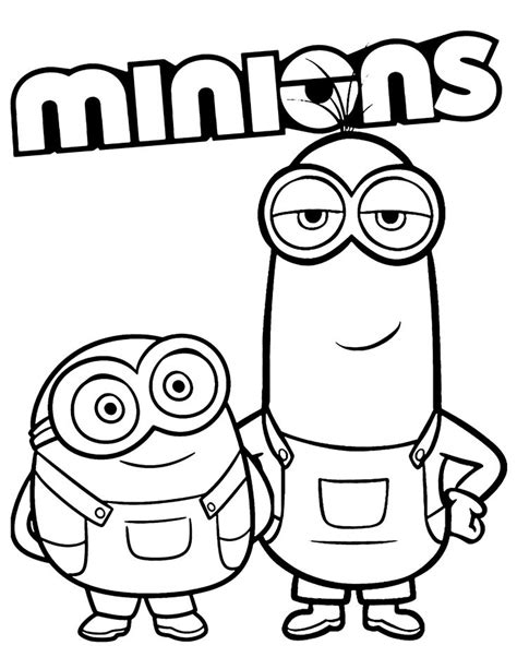 minion coloring pages  kids minion coloring pages minions