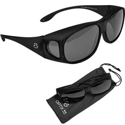 Wrap Around Sunglasses Uv Protection To Wear As Fit Over Glasses