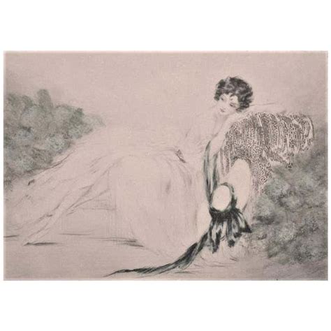 louis icart erotic etching “highly swollen areola” 1945 at