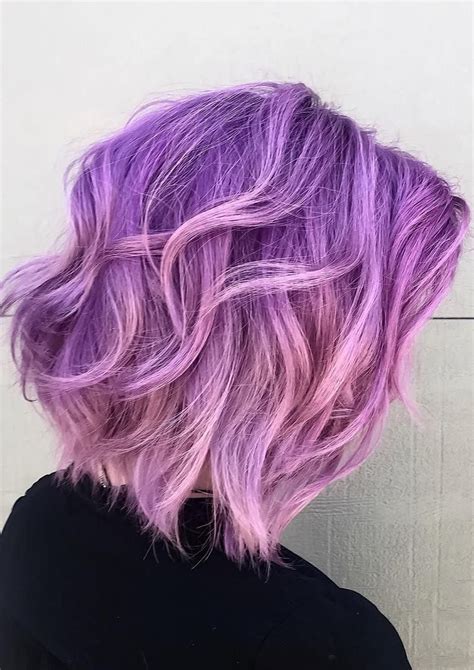 29 trendsetting purple hair color ideas for short hair for a chic look
