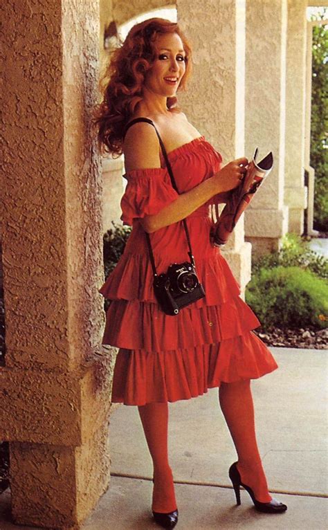 cyndee summers retro red dress redhead 70s retro red dress dress