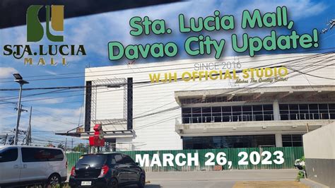 sta lucia mall davao city update   march   youtube