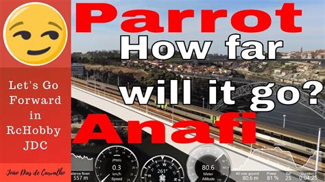 parrot anafi range test  high wifi interference test great
