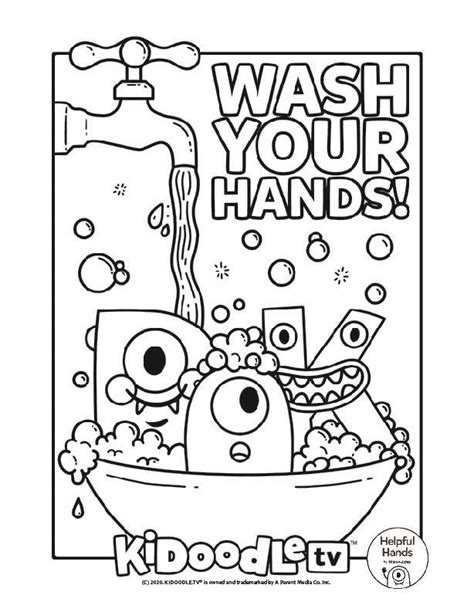wash  hands coloring sheet proper hand washing coloring sheets