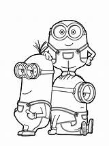 Despicable Pages Coloring Minions Colouring Getcoloringpages Gru sketch template