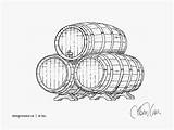 Wine Barrel Drawing Wooden Getdrawings Barrels sketch template