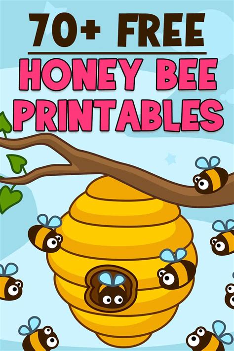 honey bee resources  printables crafts