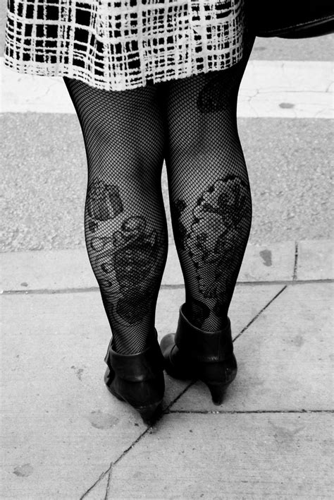 tattooed stockings chuck jines