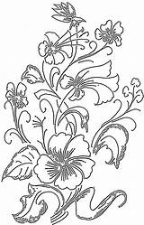 Flower Coloring Patterns Drawing Glass Stained Pages Simple Flowers Designs Floral Pattern Easy Wood Printable Draw Carving Painting Paper Bing sketch template