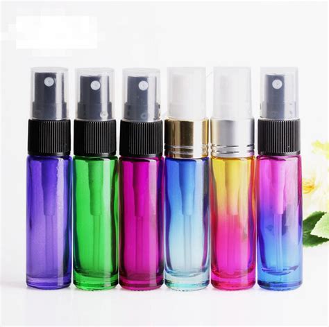 wholesale by 150pcs 10 ml gradient colors refillable spray