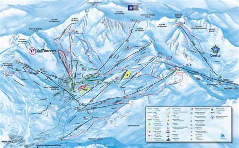 val thorens piste map jski