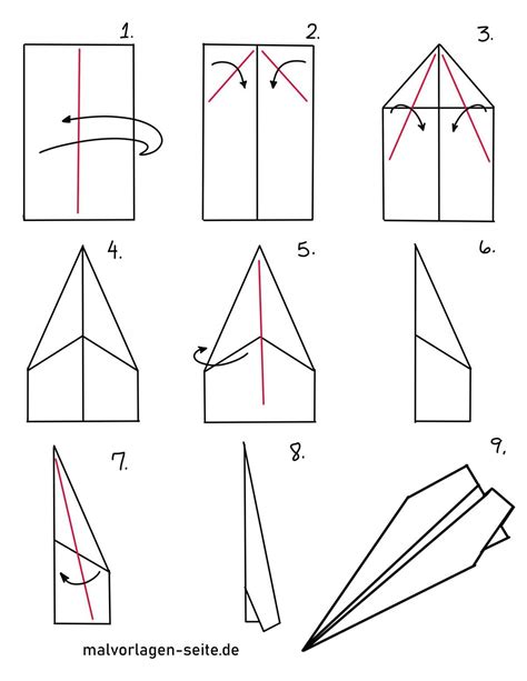 anleitungen zum falten von papierfliegern papierflugzeuge basteln