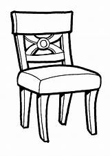Furniture Coloring Pages Kids Print sketch template