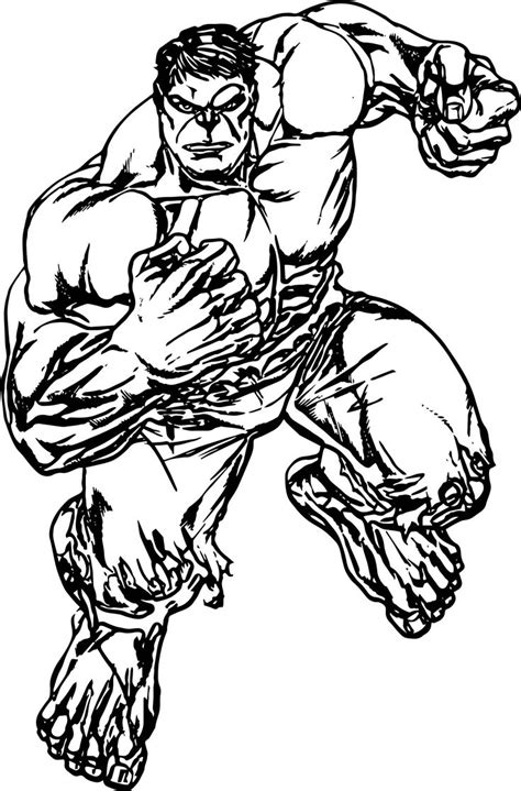 hulk printable coloring pages customize  print