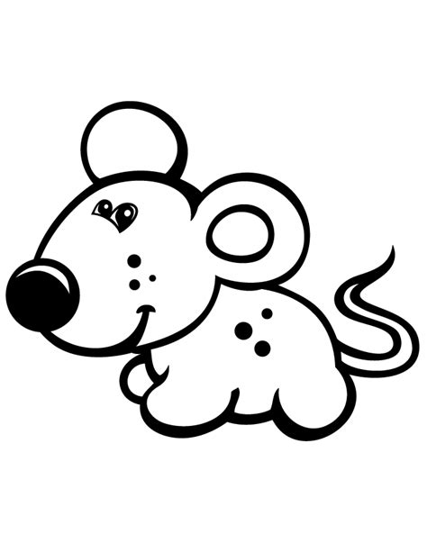 cute baby mouse  toddler coloring page kleurplaten peuters