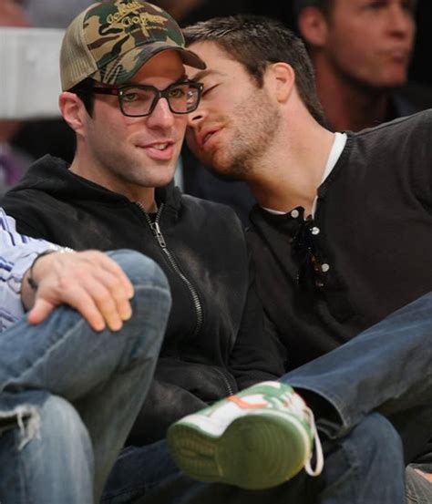 Picture Of The Day Zachary Quinto And Chris Pine Gay College Daily