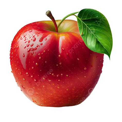 fresh red apple red apple apple fruit png transparent clipart image