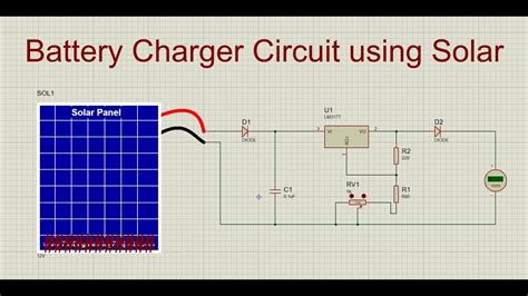 battery charger circuit  solar panel youtube