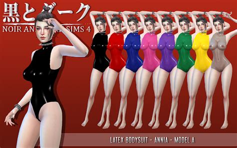 [sims 4] noir flesh in latex clothing series [update 29 05 2017] downloads the sims 4