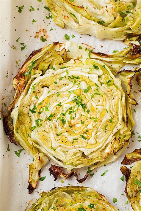 Garlic Roasted Cabbage Wedges 21 Vegetable Dishes You Ll Actually