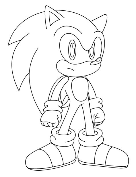 super sonic coloring pages coloring home