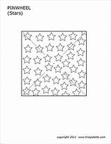 Pinwheel Printable Template Stars Templates Coloring Firstpalette Pages sketch template