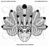 Sri Mask Devil Lanka Clipart Kola Maha Illustration Royalty Perera Lal Vector 2021 Clip sketch template
