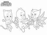 Pj Masks Mask Coloring Pages Printable Party Drawing Sketch Owlette Gekko Disney Max Color Print Kids Getdrawings Happy Junior Book sketch template