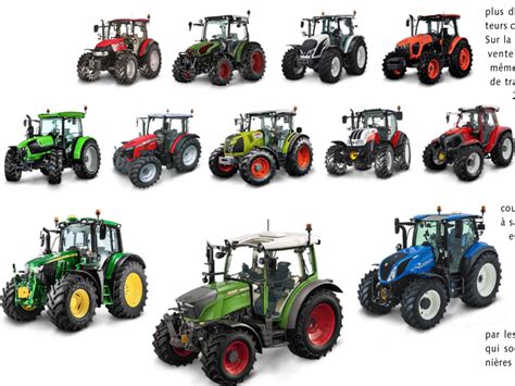 les tracteurs les  vendus sont polyvalents