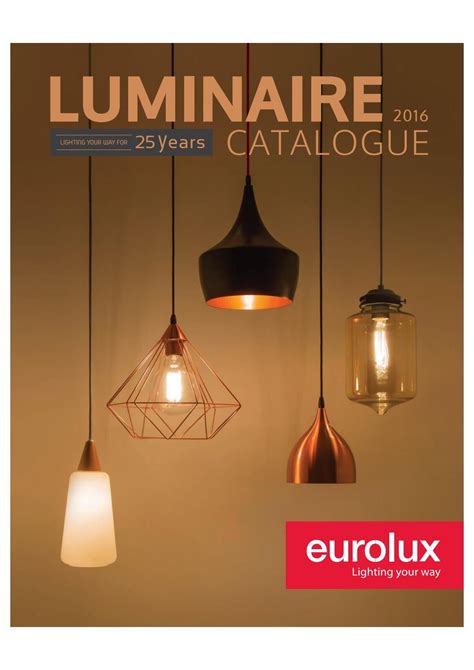 eurolux luminaire catalogue  pg    build  wellington