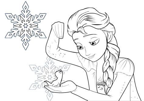 frozen  princess elsa coloring pages print color craft